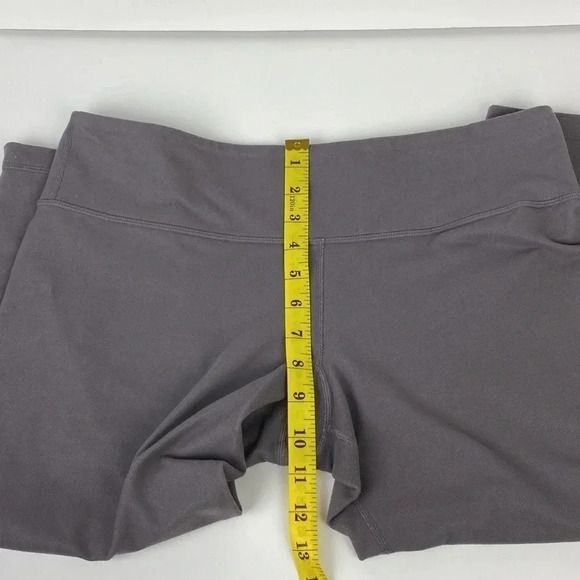 Lululemon grey Wunder  under cropped soot tights activewear capris pants 12 - Picture 4 of 11